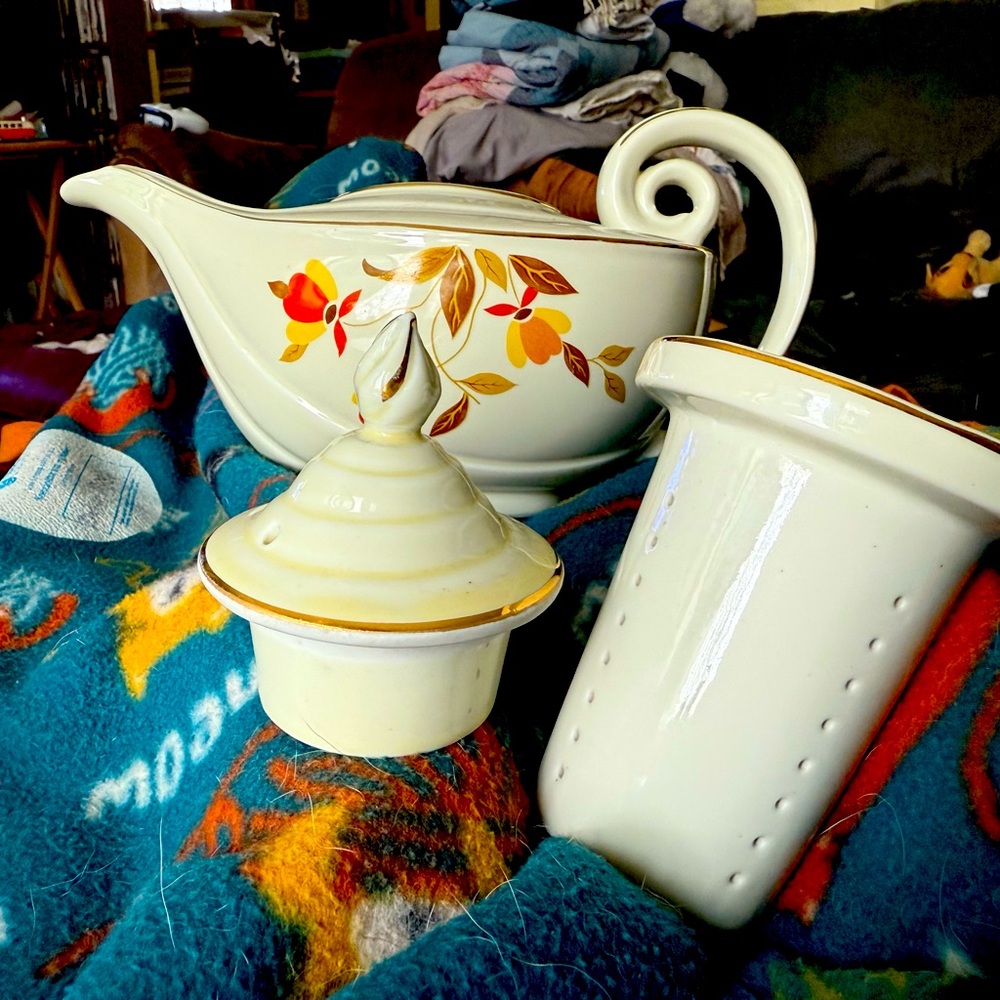 Tea pot Autumn Leaf